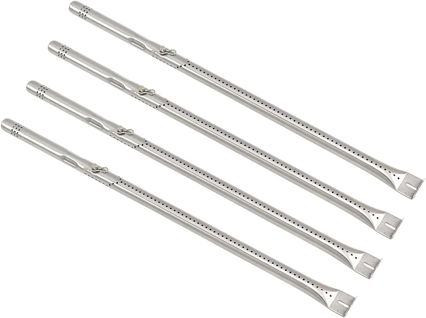 Gas Burner Tube Grill Replacement Parts for Charbroil 463377319 463376017 463347017 463335517 463342119 463347418 463377017 463342118 463342119 463342119, 4 Pack Grill Burner Pipe