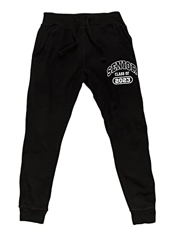 Men's Senior Class of 2023 F143 Black Fleece Jogger Sweatpants