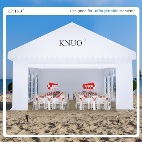 Party Tent 20x40' Event Tent for 100 People Heavy Duty Outdoor Weddings Tent, White