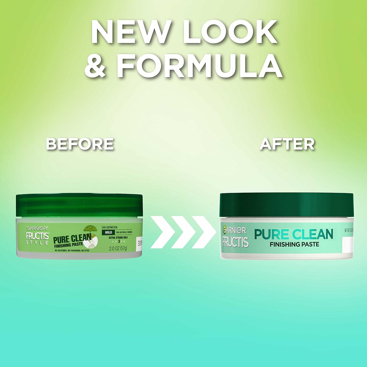 Garnier Fructis Style Pure Clean Finishing Paste, 2 Oz, 1 Count (Packaging May Vary)