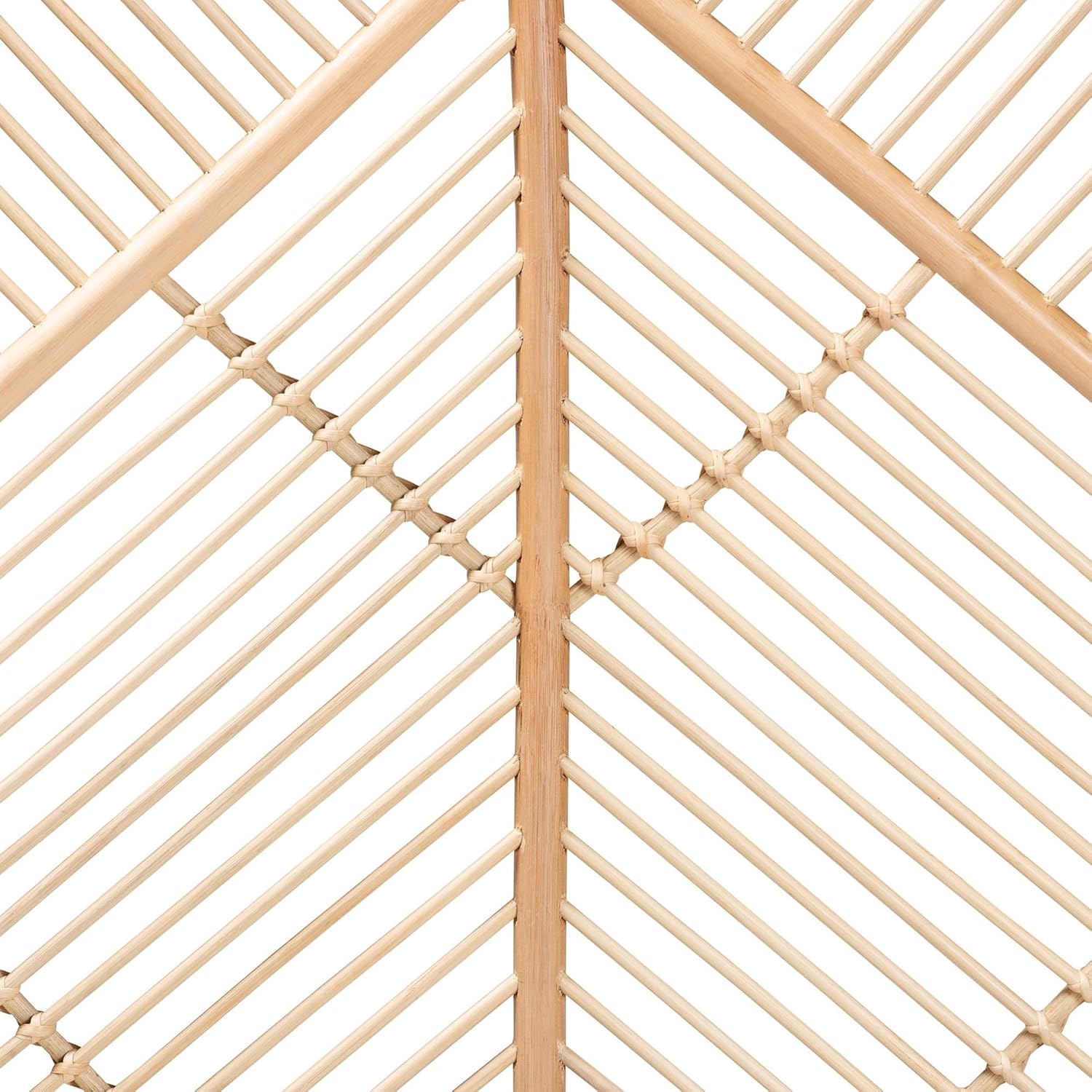 Baxton Studio Walid Natural Rattan Headboard, Queen