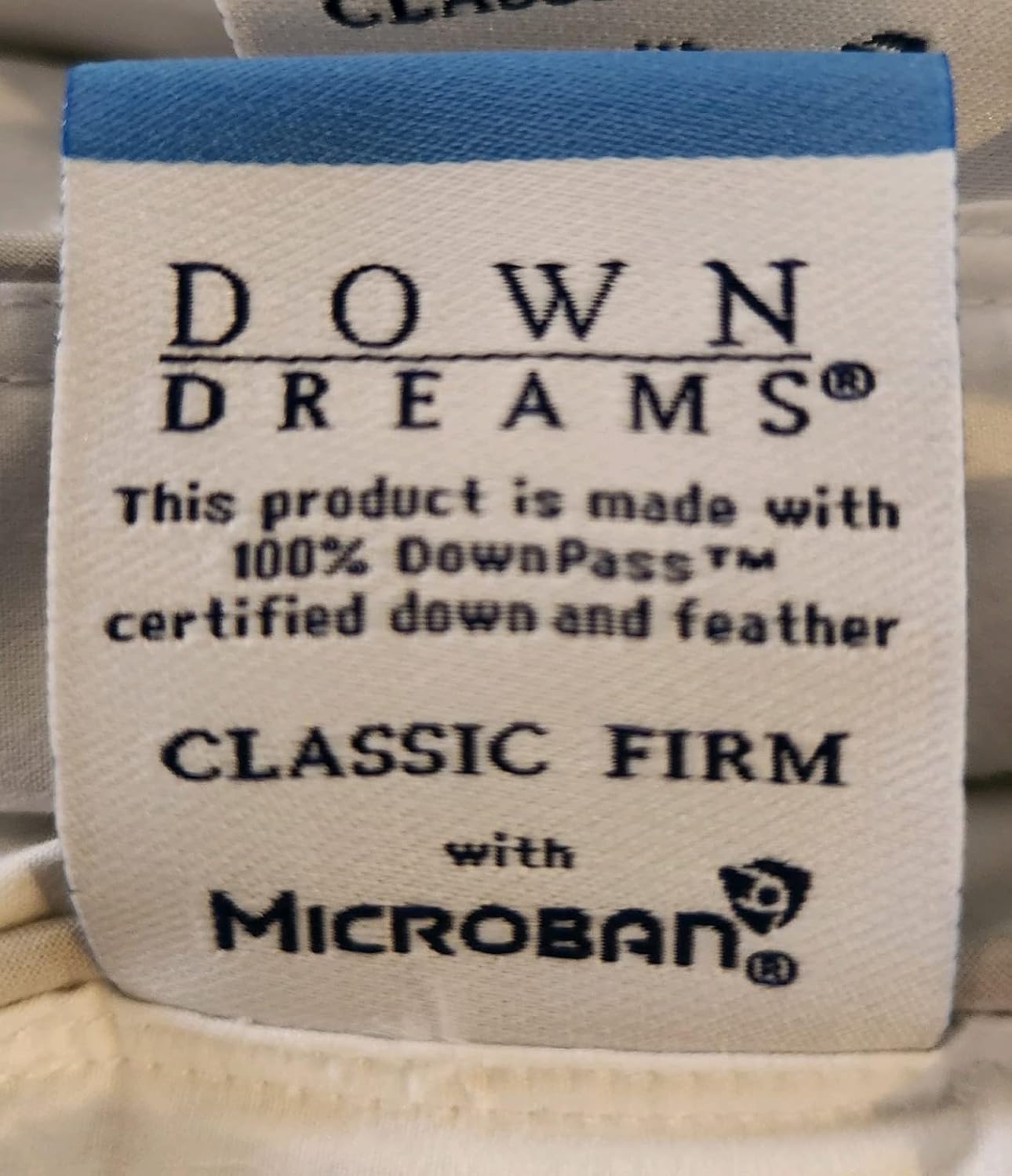 Down Dreams Classic Firm Pillow - King