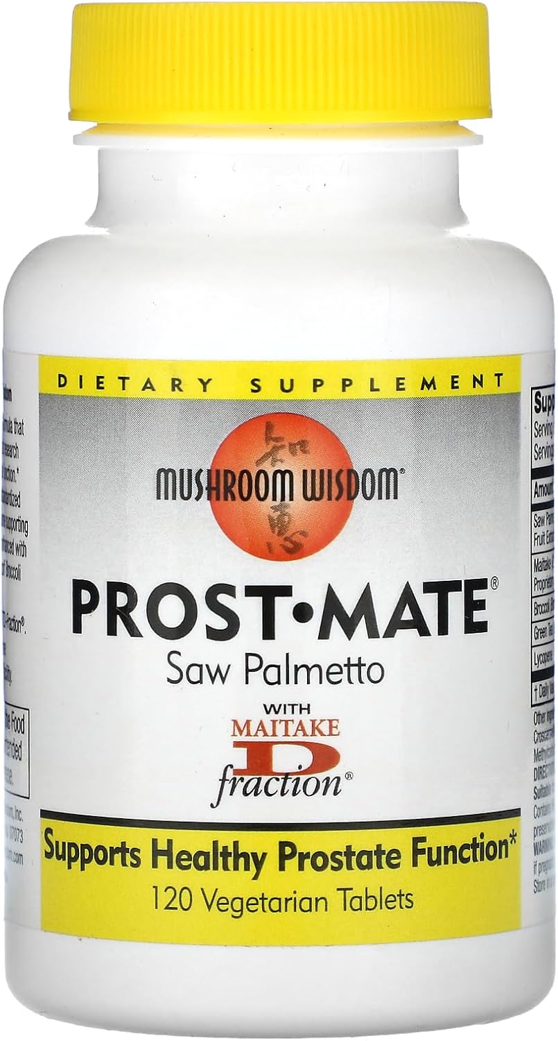 Maitake Mushroom Wisdom - Grifron Prost-Mate D Fraction - 120 Vegetarian Tablets Formerly Products
