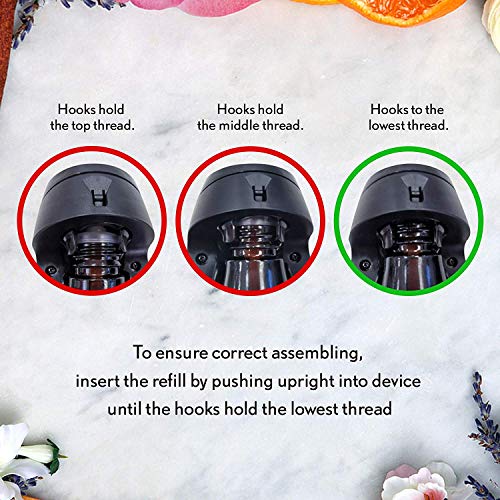 Air Wick Essential Mist Refill - Limited Edition Holiday Collection - Sweet Fruit & Nutmeg - Net Wt. 0.67 FL OZ (20 mL) Per Refill - Pack of 2 Refills