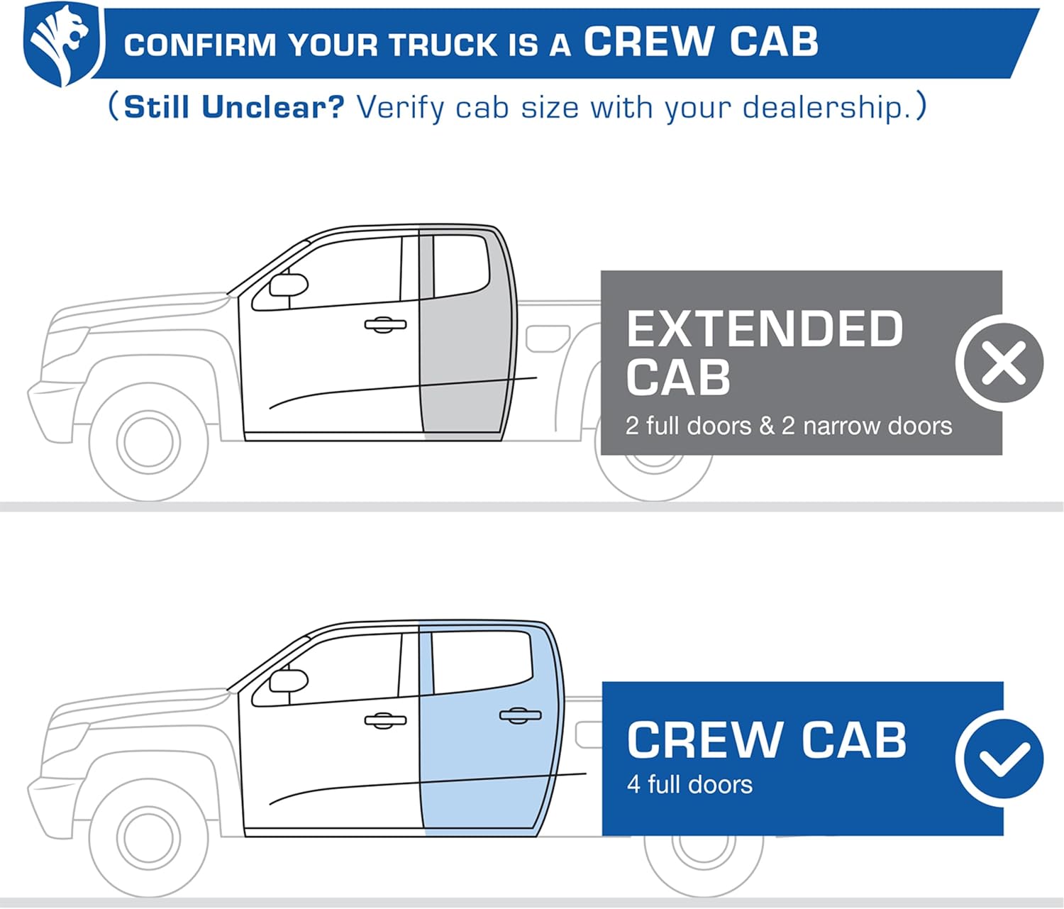 Tyger Auto Trax Nerf Bars Compatible with 2015-2024 Chevy Colorado GMC Canyon | Crew Cab | TG-NB7C20178 | Drop Step Side Step Rail Running Board
