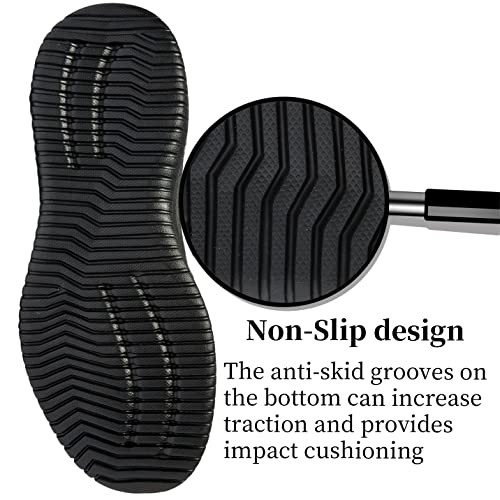 MAIITRIP Womens Comfort Elastic Sock Slip On Walking Lightweight Non-Slip Fall Shoes (Size:5.5-11)