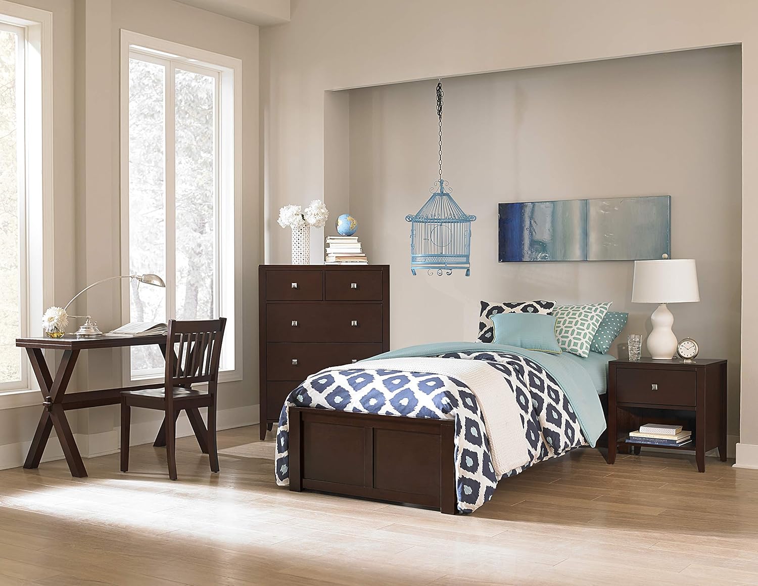 Hillsdale Furniture Hillsdale Kids and Teen Pulse Twin Platform Bed Chocolate