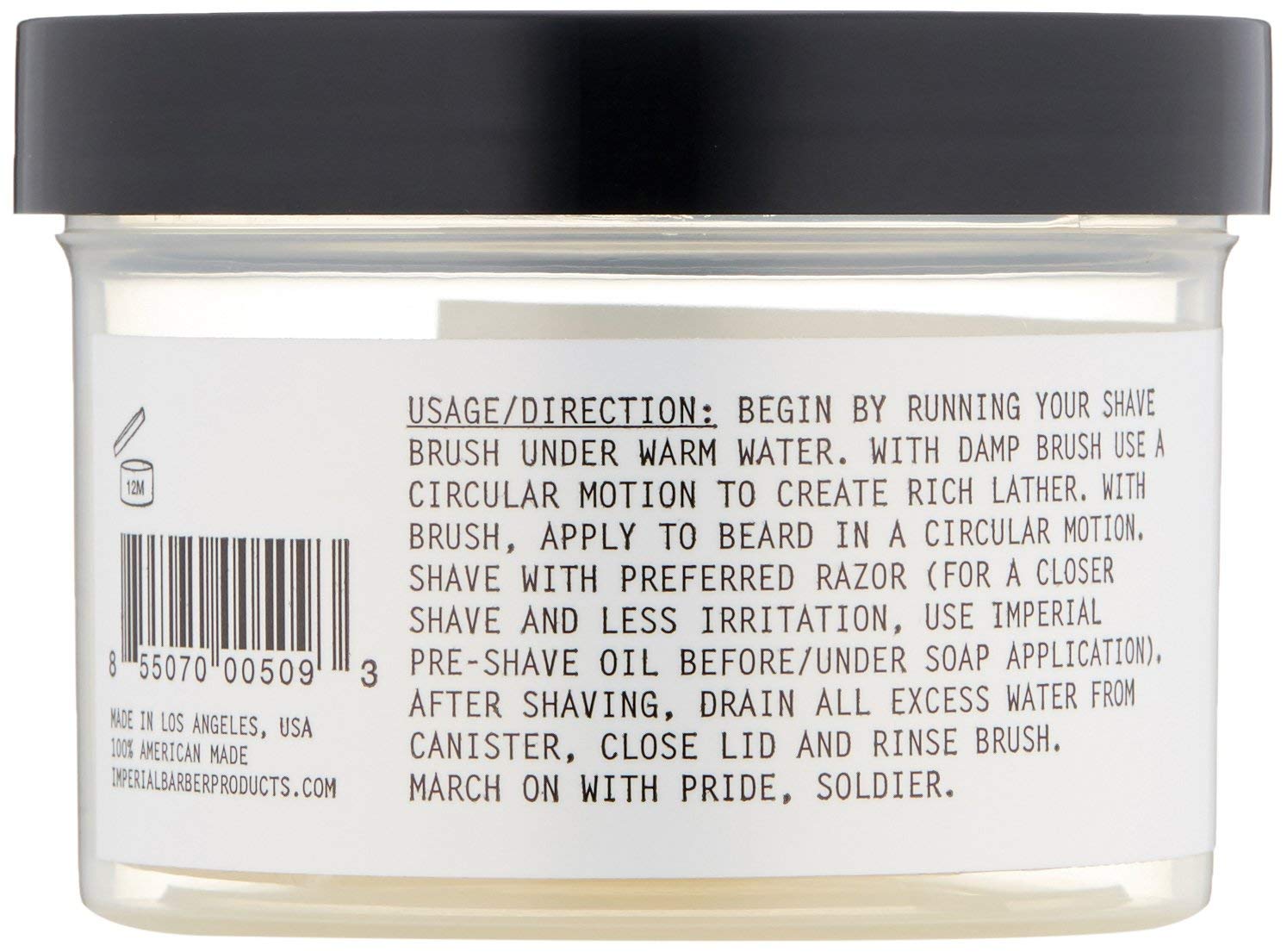 Imperial Barber Field Shave Soap Canister, 6.2 oz