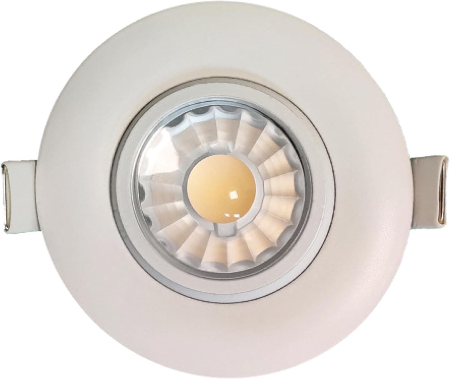 Goodlite G-19845 2.75 Inch LED Round Luminaire 8w 650 Lumens (75W Eqv) with Junction Box, 40° 360° Rotatable Eyeball and 30° Tilt, Warm White