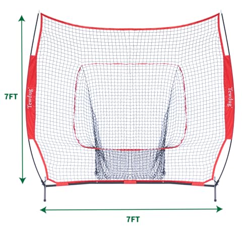 Baseball Practice Net,Portable Softball Net for Batting for Hitting and Throwing