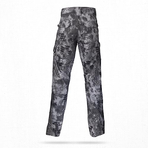 Kryptek Men’s Stalker Pant, Stealthy Camo Hunting Pant with Reinforced Knees, and Seat