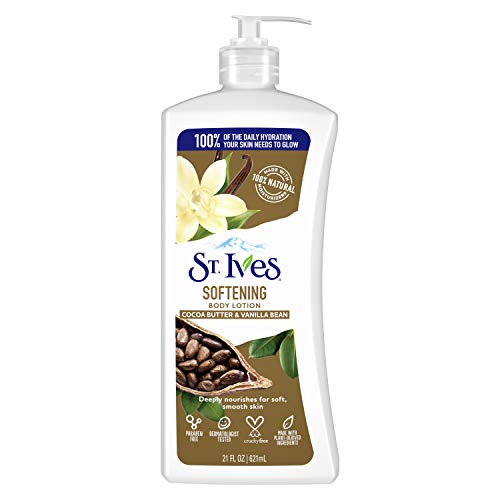 St. Ives Hydrating Hand & Body Lotion Moisturizer for Dry Skin Vitamin E & Avocado Made with 100% Natural Moisturizers 21 oz (pack of 4)