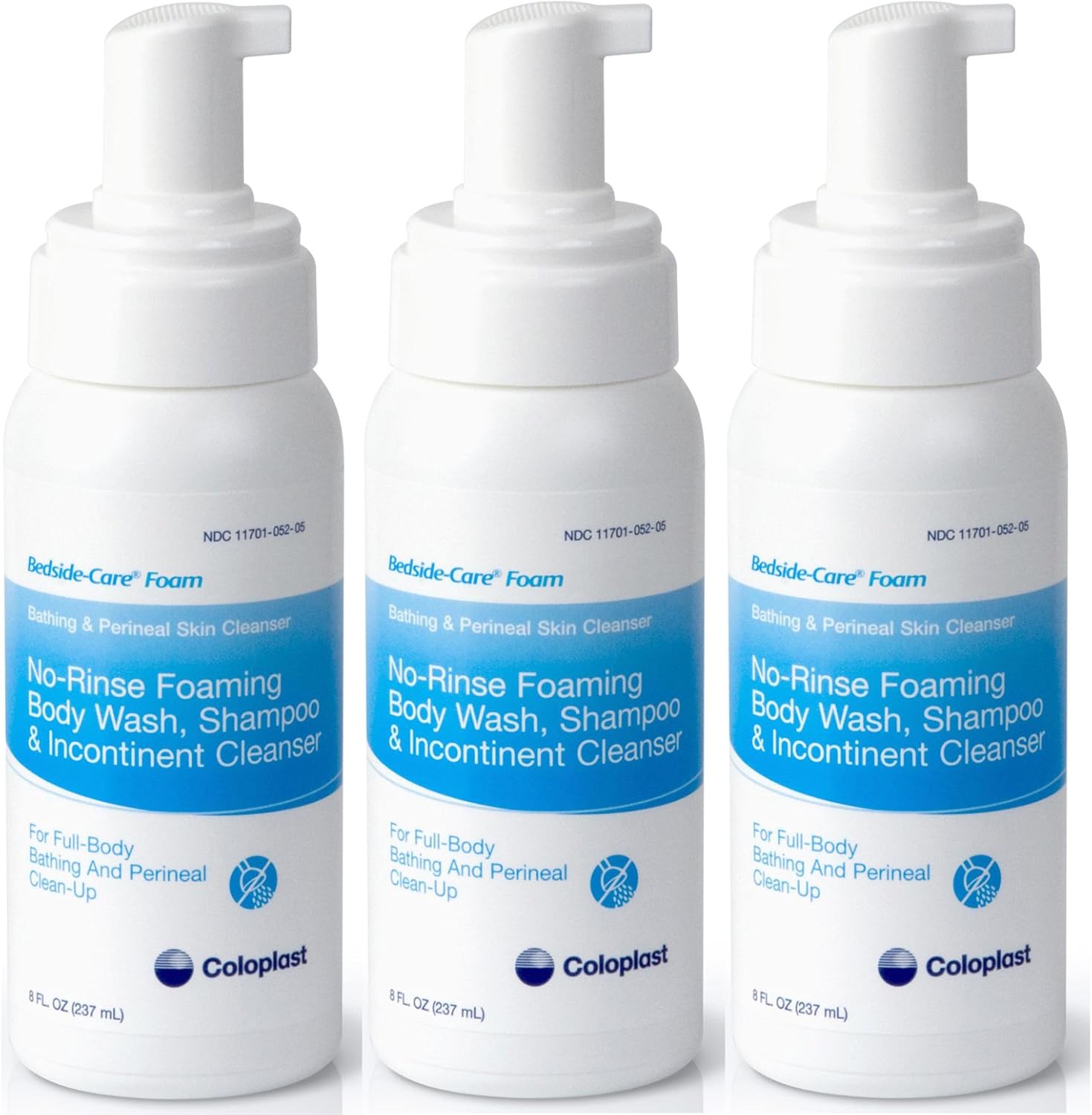 Bodywash Shampoo Bedside-care® Foam 8 Oz.