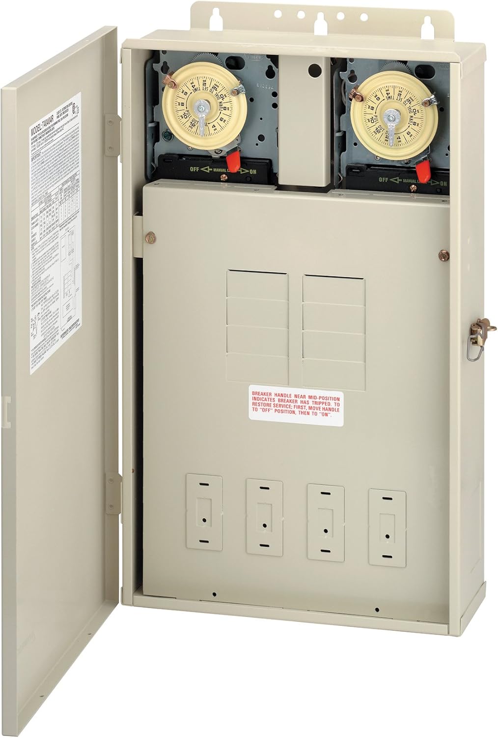 Intermatic T40404R Pool/Spa Control Panel 2xT104M DPST, Color