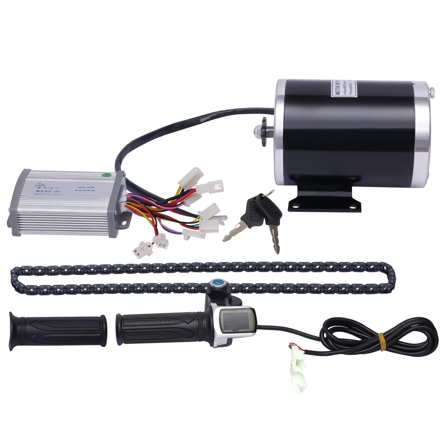48V 1000W Brushed Motor Conversion Kit - High-Speed Electric Power for ATV, Ebike, and More