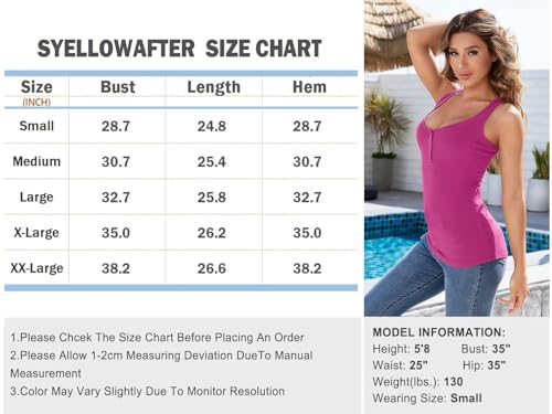 Women Summer Stretch Slim Round Neck Ribbed Tank Basic Solid Top