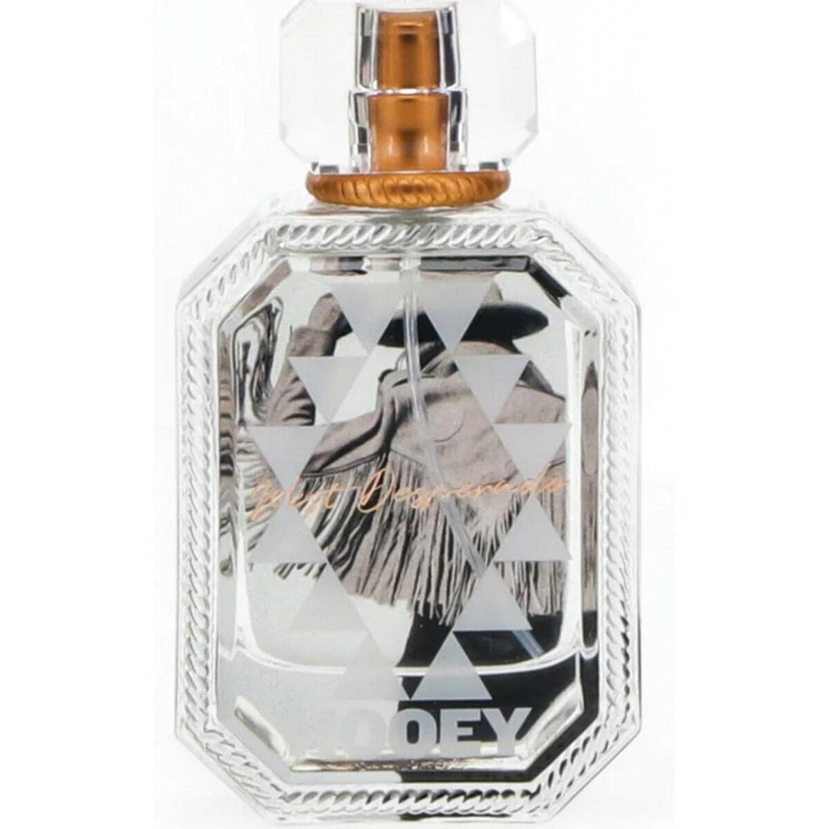 West Desperado Perfume Frosted Bottle with Rope Details by Hooey, Pack of 1