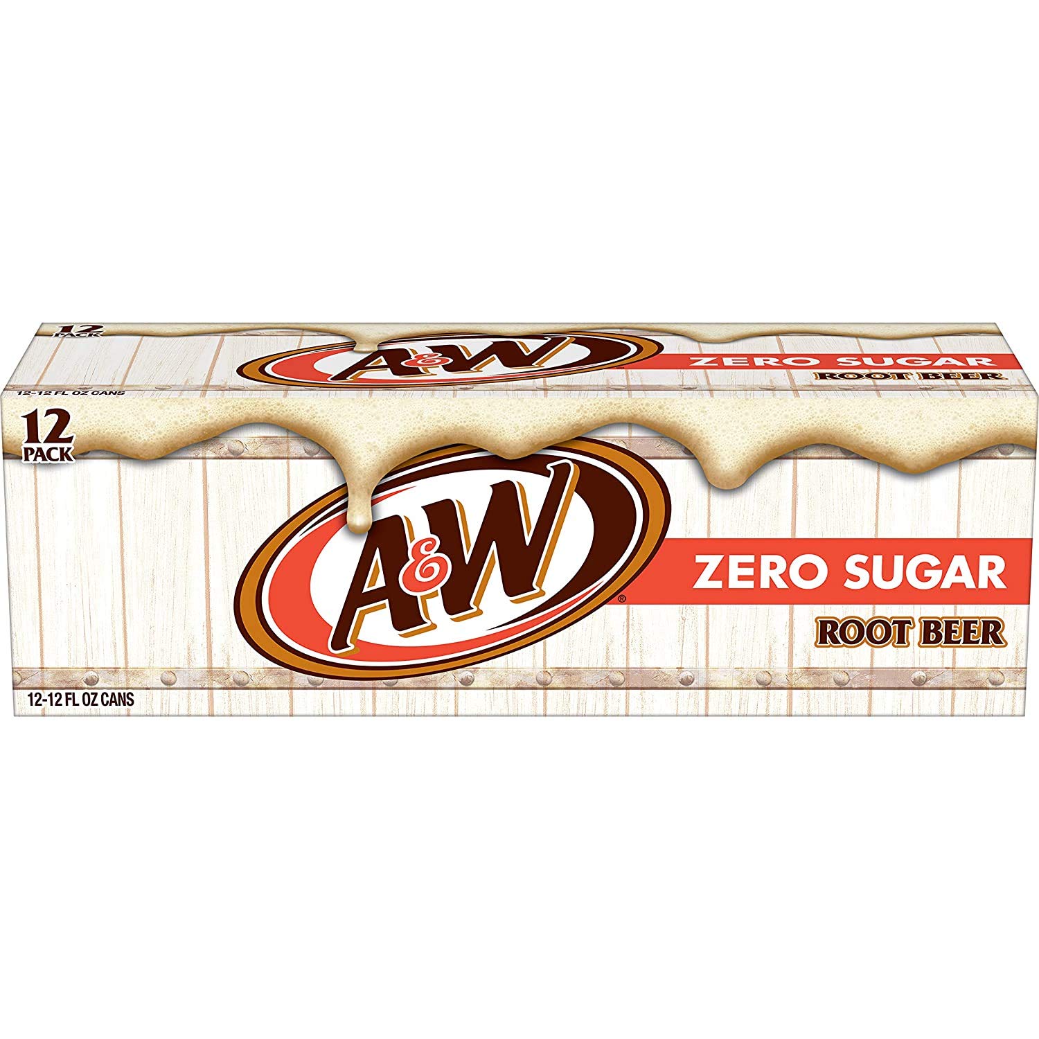 A&W Root Beer Diet, 12 oz Can (Pack of 24)
