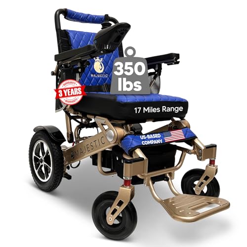 Majestic IQ-7000 Auto Folding Electric Wheelchairs for Adults,Lightweight Wheelchair,Ultra Light Wheelchair for Seniors,Foldable Wheelchair,Lightweight Wheel Chair, Silla De Ruedas Para Adultos
