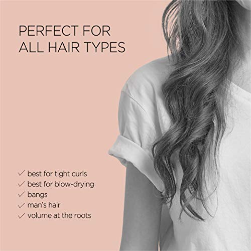 Round Brush (1.3 Inch), Cut Drying Time,Self-Standing Round Quick Styling Brush, Great Blowout, Ceramic Coated/Ionic Thermal Barrel,Blowout Volume, Wave Styler