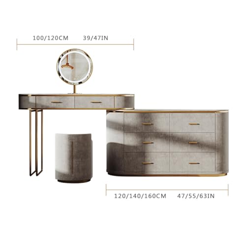 Dressing Table with Drawers Makeup Vanity Desk Makeup Vanity Desk Bedroom Makeup Table for Girls Women Table
