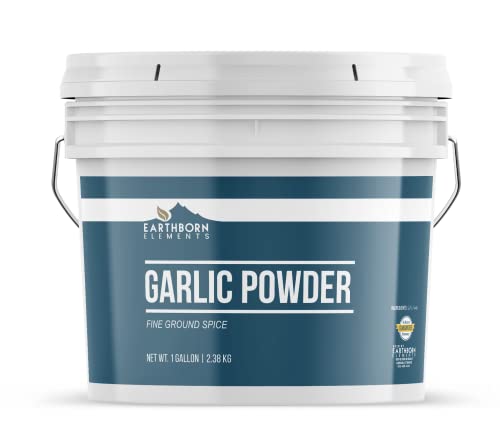 Earthborn Elements Garlic Powder 1 Gallon Bucket, Versatile, Bulk Seasoning, Fine Ground