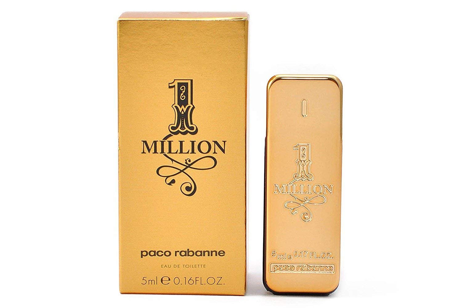 1 Million by Paco Rabanne 5 ml / 0.17 oz Men's Eau De Toilette Mini