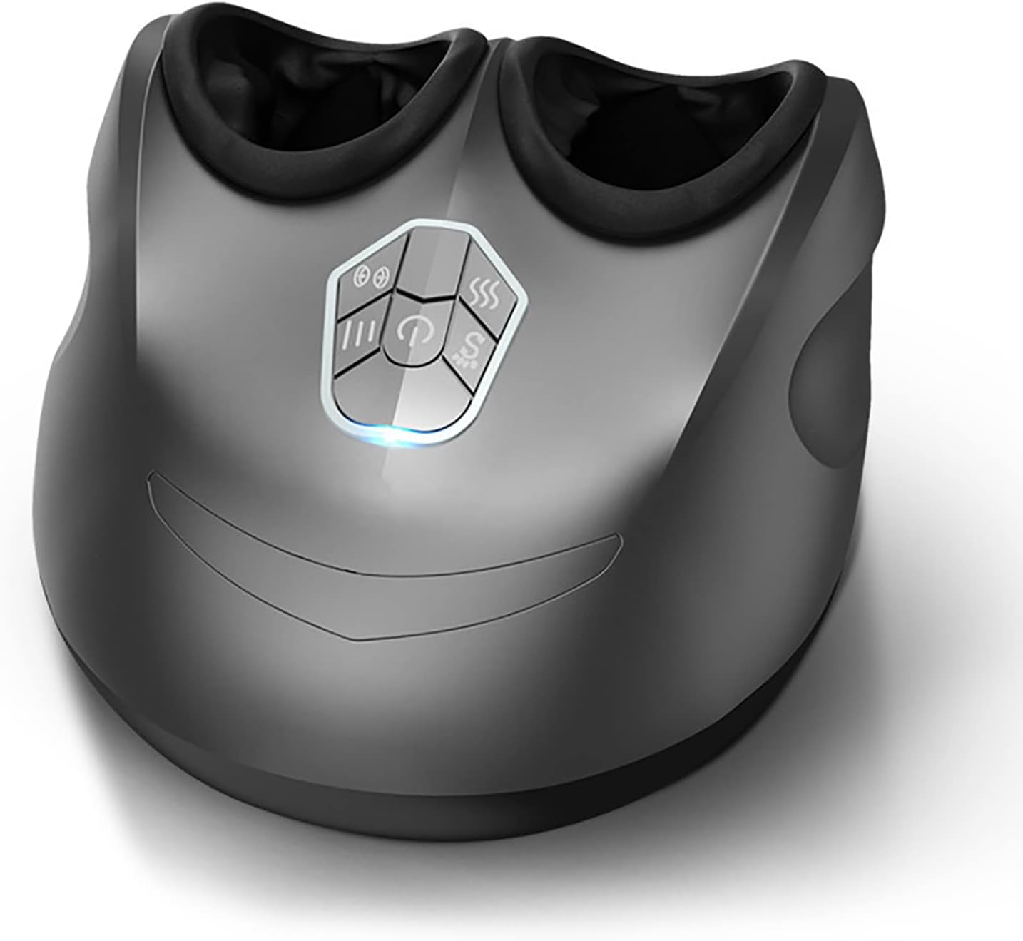 Electric Foot Massager Machine, Air Compression Feet Massager with and 3 Modes, Multi-Level Settings of Heat, Squeezing and Kneading, for Relieve Plantar Fasciitis and Tired Muscles