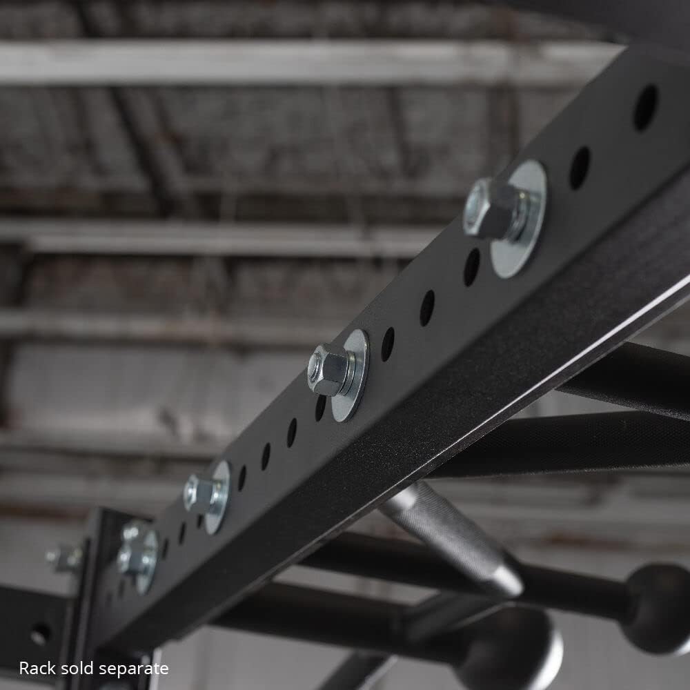 Titan Fitness Sphere Pull-Up Bar Fits T-3, X-3, TITAN Series Racks, Rated 440 LB, Multi-Grip Rack Mounted Training Station