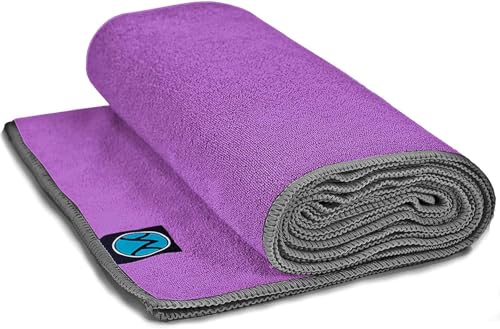 Microfiber Yoga Towel Non-Slip Yoga Mat Towel - Hot Yoga Towel for Sweat & Grip - 24 x 72