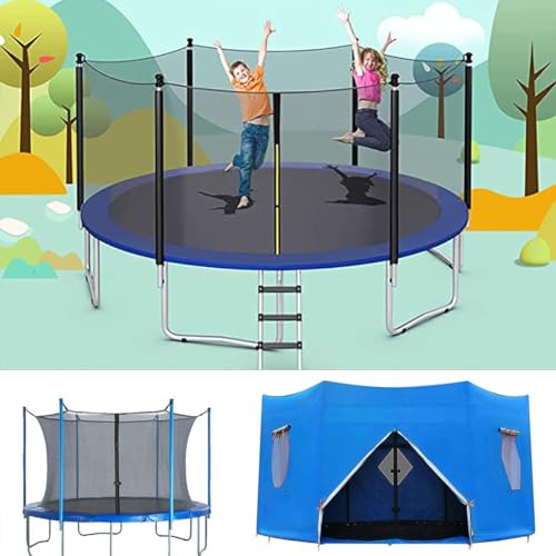 Trampoline Sunshade, 6FT,8FT,10FT,12FT,14FT,15FT Round Trampoline Tent Shade Sunproof Top Cover Trampoline Accessories