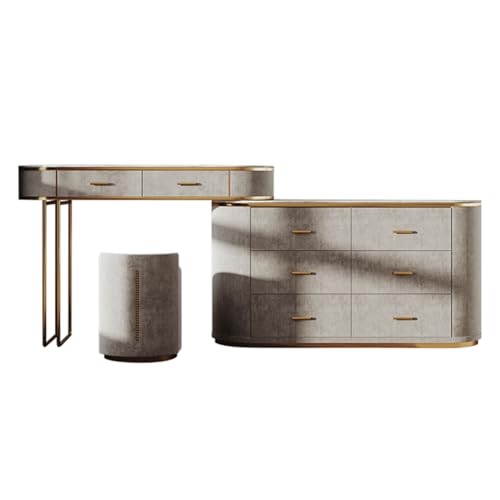 Dressing Table with Drawers Makeup Vanity Desk Makeup Vanity Desk Bedroom Makeup Table for Girls Women Table