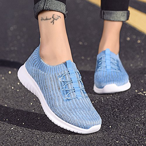 TIOSEBON Women's Slip On Walking Shoes Lightweight Casual Running Sneakers