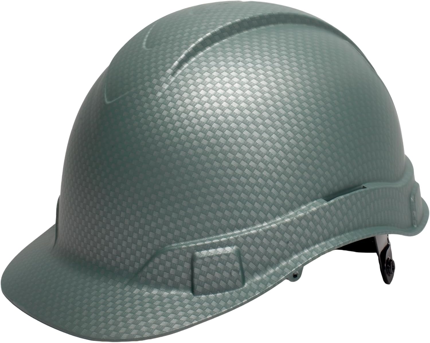 Pyramex Ridgeline Cap Style Hard Hat 4 Point Ratchet Matte Silver Graphite