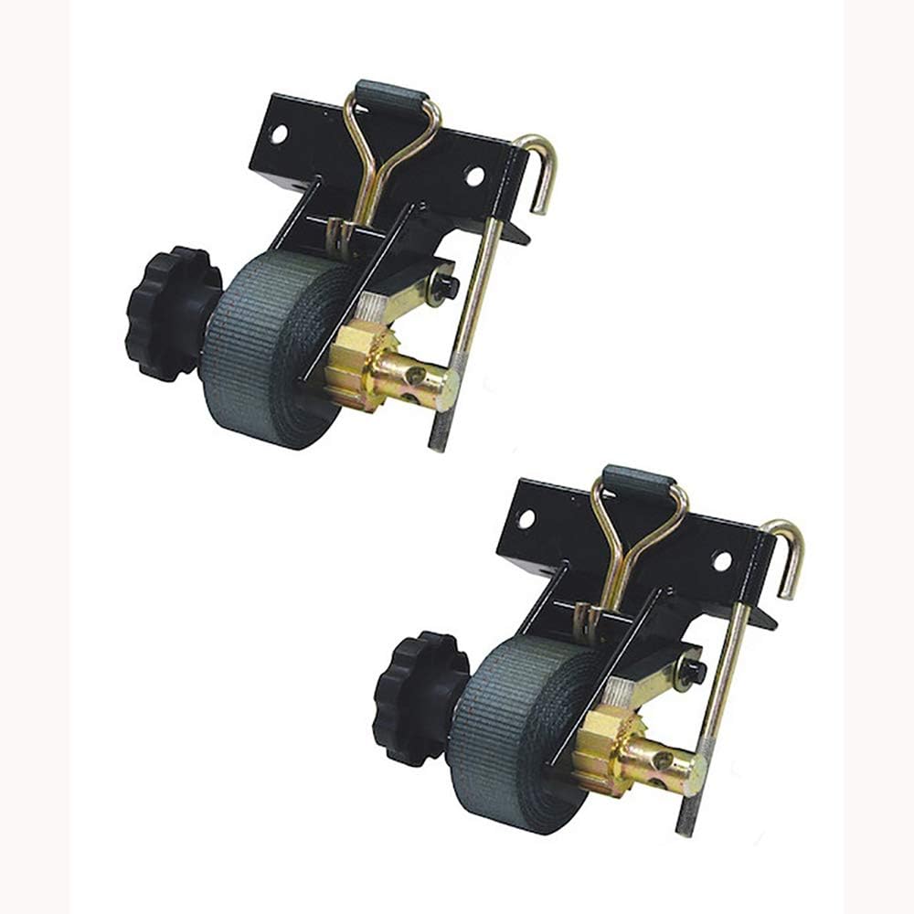Buyers Products 5480005 Ratchet Tie Down for Square Tube Ladder Racks, Pack of 2, black