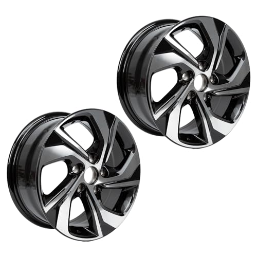 16 Inch Solid Steel Wheel, Black Wheel Rim for 2016-2017 Honda Accord, OE Direct Replacement Rim Accessories（2 Pack）