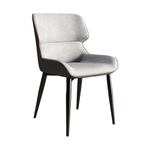 Modern Fashion Dining Chairs Set of 4,Sturdy Metal Legs and Soft Fabric Seat Cushions,Ergonomic Backrest Dining Chairs Set of 4,Kitchen Dining Room Chairs(1/2/4Pcs)