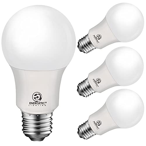 Energetic 24 Pack LED Light Bulbs, 60 Watt Equivalent A19 LED Bulb, Soft White 2700K, Non-Dimmable, E26 Base, UL Listed, 15000 Hrs, Standard Light Bulbs