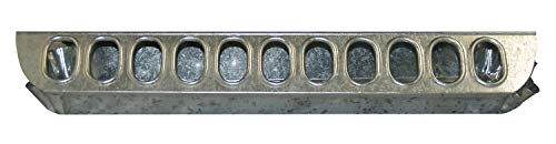 Harris Farms 1000281 Galvanized Slide-Top Chick Feeder, 18-Inch