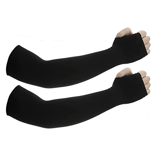 Sun Protection Arm Sleeves With Thumb Holes for Men Women, Cooling Compression UV Arm Cover, Outdoor Sports Sleeve