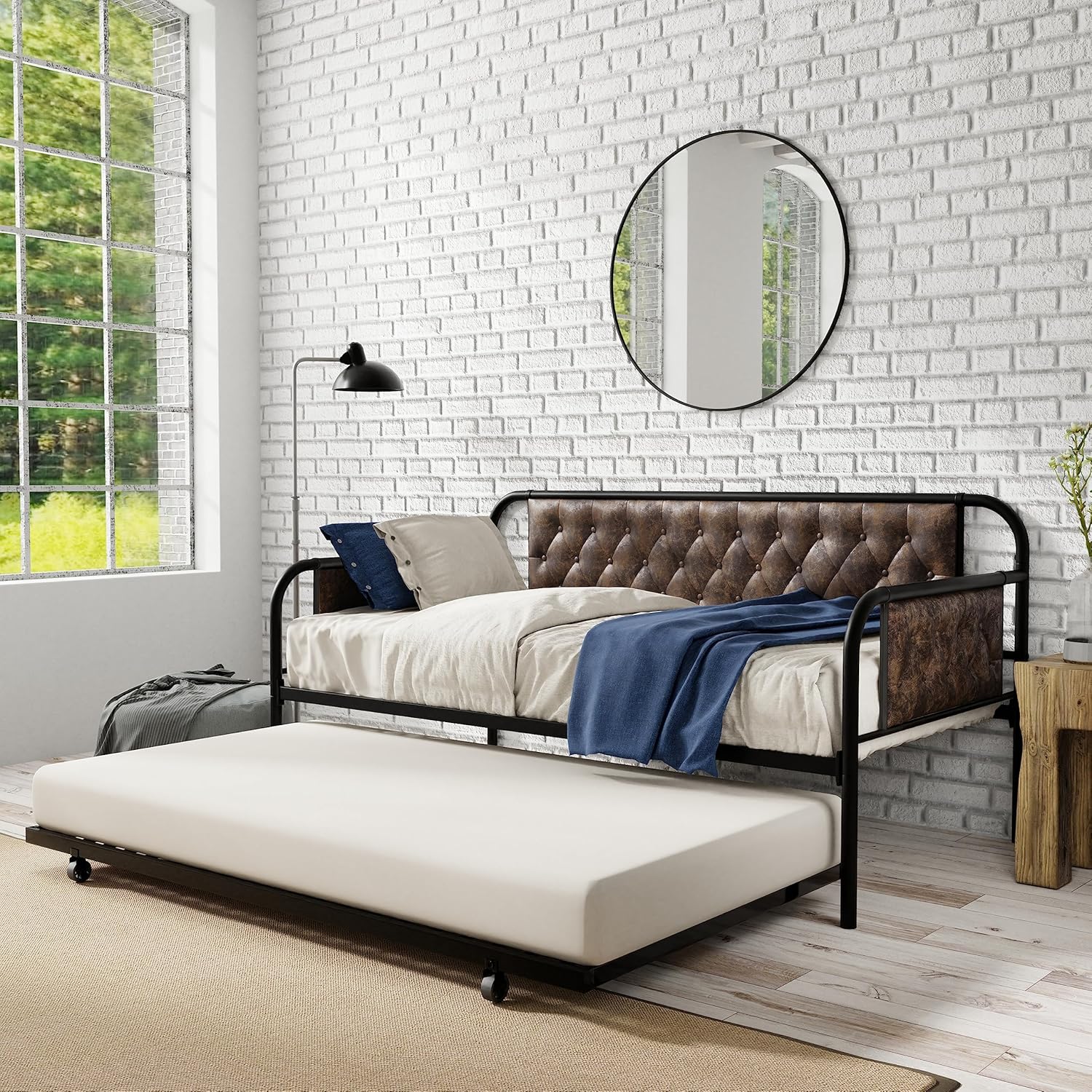 Hillsdale Trundle Jaywick Daybed, Twin, Black