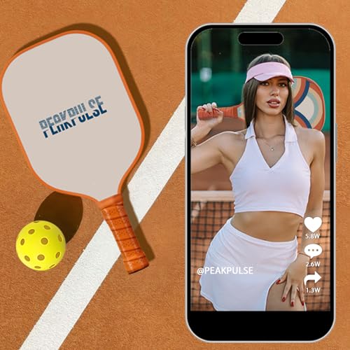 Pickleball Paddles,USAPA Approved Fiberglass Pickle Ball Set of 2/Premium Wood Pickleball Paddle Set of 4,Retro Pickleball Rackets 2 Pack,Graphite & Fiberglass Hybrid Face,Large Sweet Spot