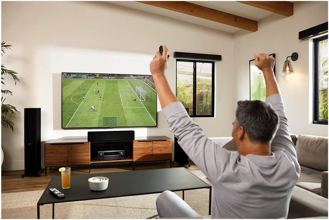 Denon AVR-X2800H 7.2 Ch Receiver - 8K UHD Home Theater AVR (95W X 7), Wireless Streaming via Built-in HEOS, Bluetooth & Wi-Fi, Dolby Atmos, DTS Neural:X & DTS:X Surround Sound