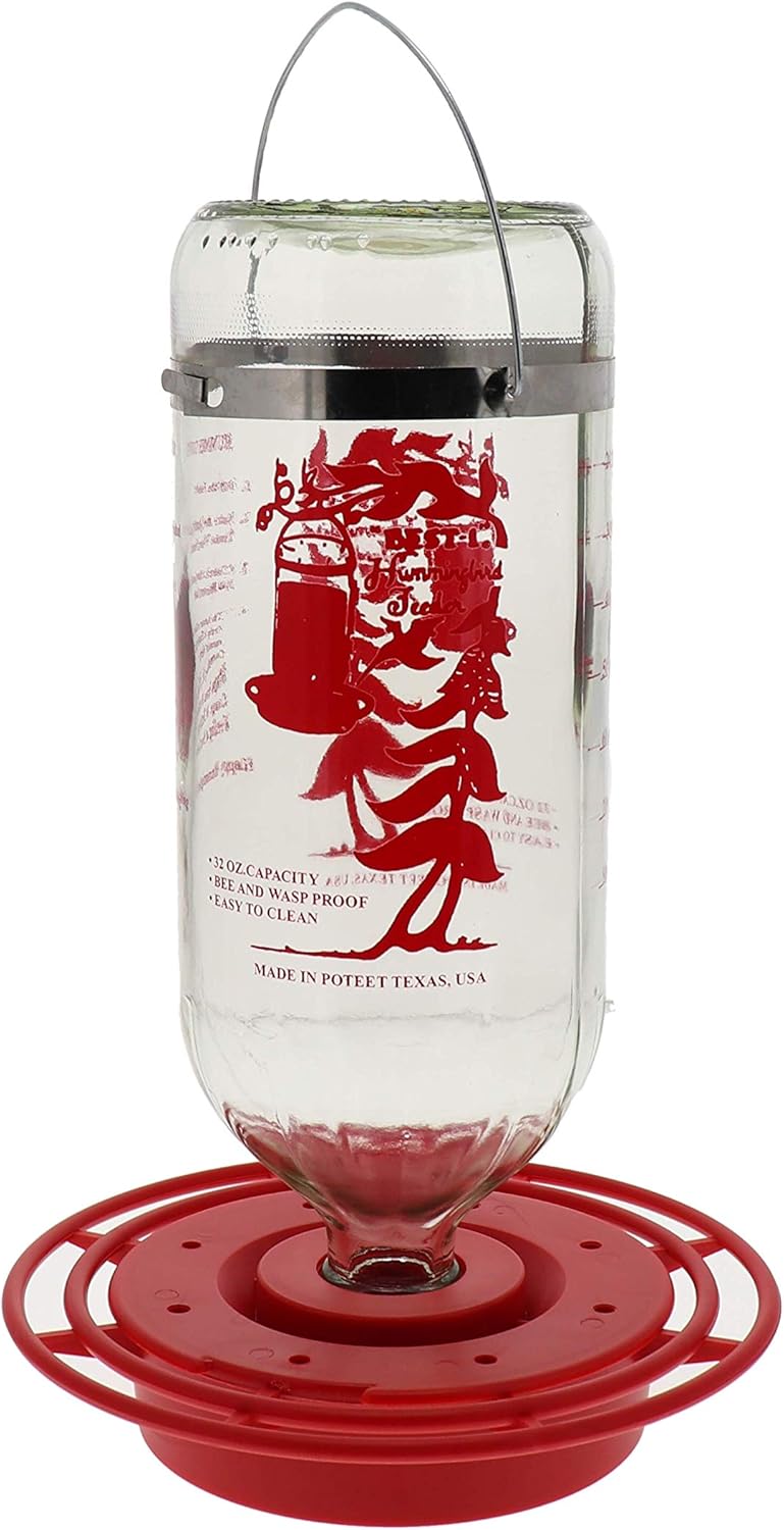 Birds Choice Best-1 32oz. Hummingbird Feeder, Clear (BEST32OZ)