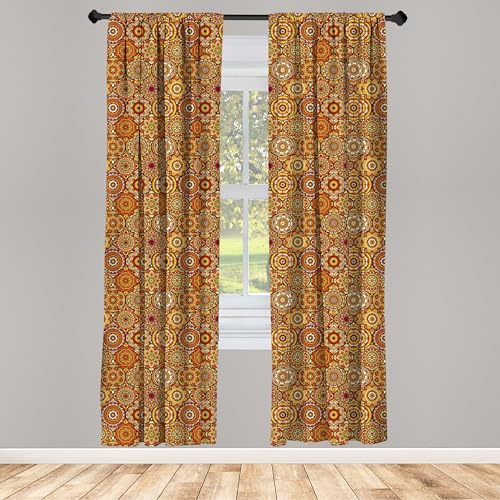 Ambesonne Airplane Curtains, Old Fashioned Transportation Hand Drawn Style Vintage Pattern, Window Treatments 2 Panel Set for Living Room Bedroom, Pair of - 28