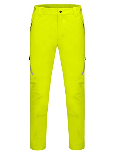 Little Donkey Andy Men's Lightweight Waterproof Rain Pants Breathable Hiking Pant for Outdoor Fishing