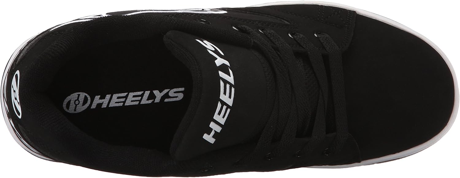 Heelys Boy's Propel 2.0 (Little Kid/Big Kid/Adult) Black/White 7 Big Kid