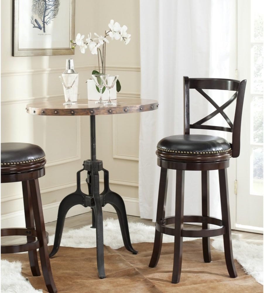 Safavieh Home Collection Butler Cappuccino 29-inch Bar Stool
