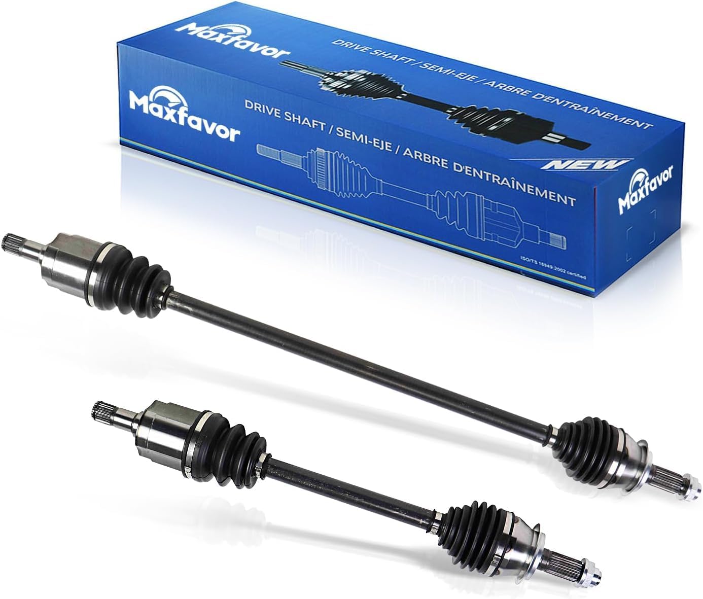 CV Axle Joint Assembly Shaft Front Pair Set of 2 Premium CV Joint Shaft Replacement for Honda Civic DEL SOL CRX Coupe 1.6L I4 1992 1993 1994 1995 1996 1997 1998 1999 2000