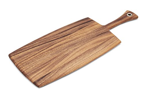 Ironwood Gourmet Large Rectangular Provencale Paddle Board, Acacia Wood 20.5 x 8 x 0.5 inches